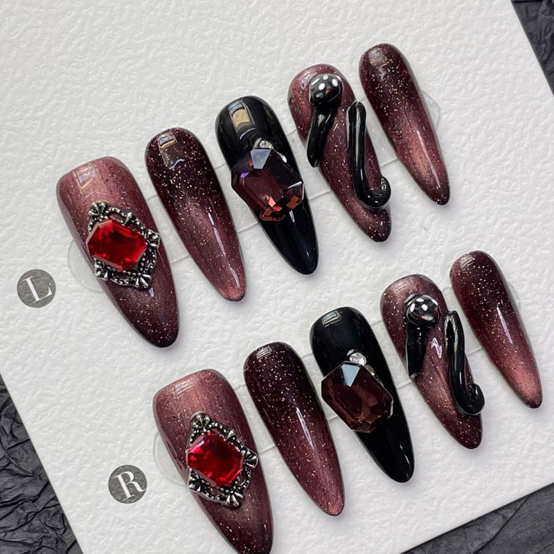 Elegant Press-On Nail Styling
