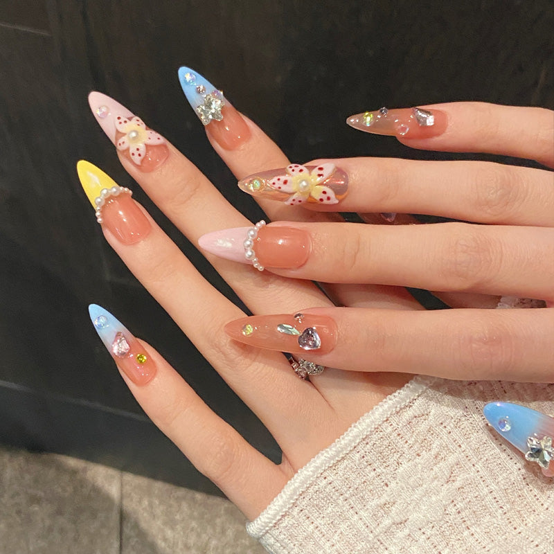 Adorable Press-On Nail Decorations