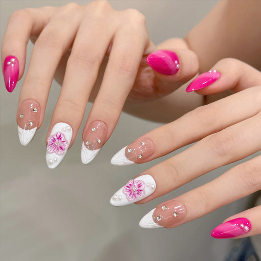 Classic French Stiletto Press-On Style