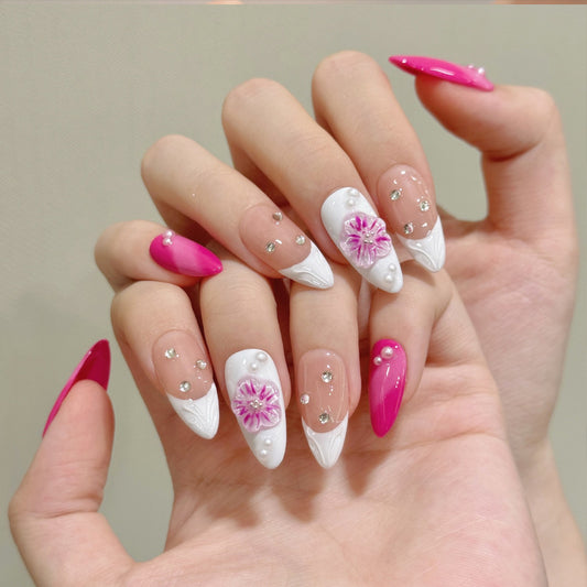 Romantic Floral Press-On Decorations