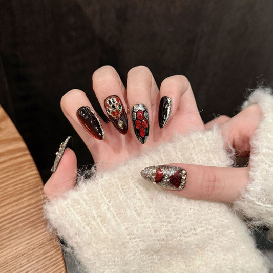Sharp Stiletto Point Nails - Bold Fashion Statement Design