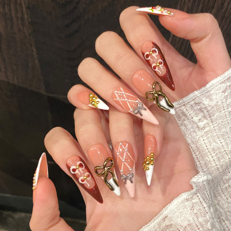 Gold Pearl Embellishments - Premium Luxury Nail Accessories