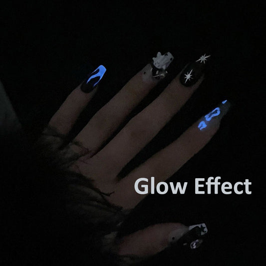 Halloween Witch Ghost Coffin Press On Nails Mixed Sizes