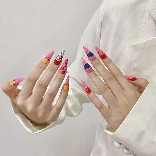 Cartoon Character Decorations - Cute Playful Nail Embellishments