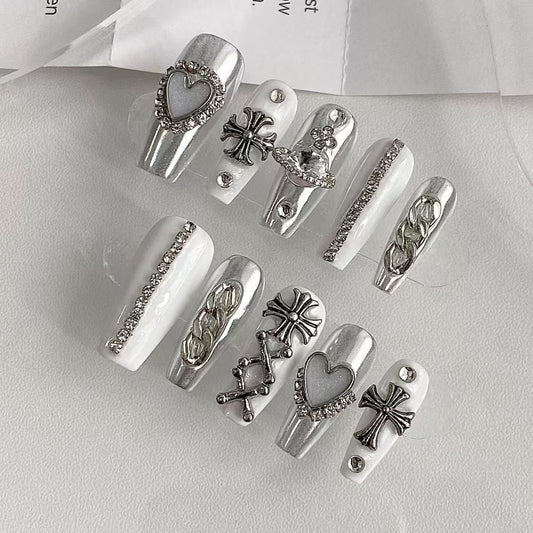 ZEPHYR Gothic-Industrial Press On Nails