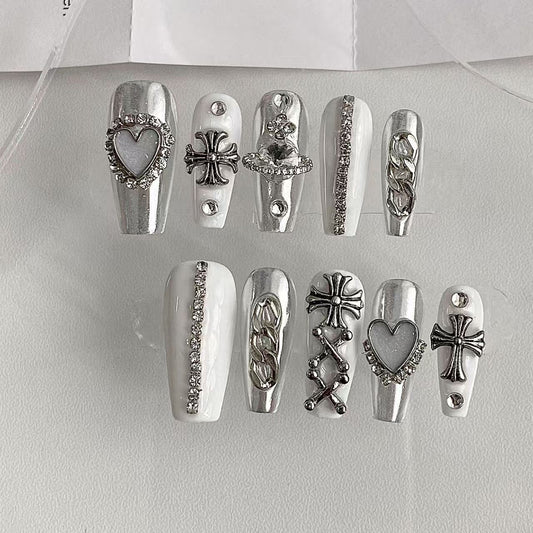 ZEPHYR Gothic-Industrial Press On Nails