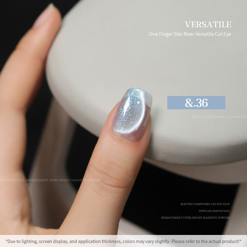 36 Colors Cat Eye Gel Nail Polish Set Nail Salon Professional 15ML Shining Glass Bead Gel Polish