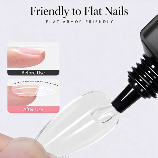 Third generation 5-second fast dry ultra strong hold semi-solid nail glue with no filing and no lamp needed