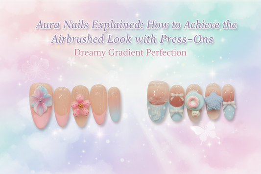 Aura Nails Explained: How to Achieve the Airbrushed Look with Press-Ons