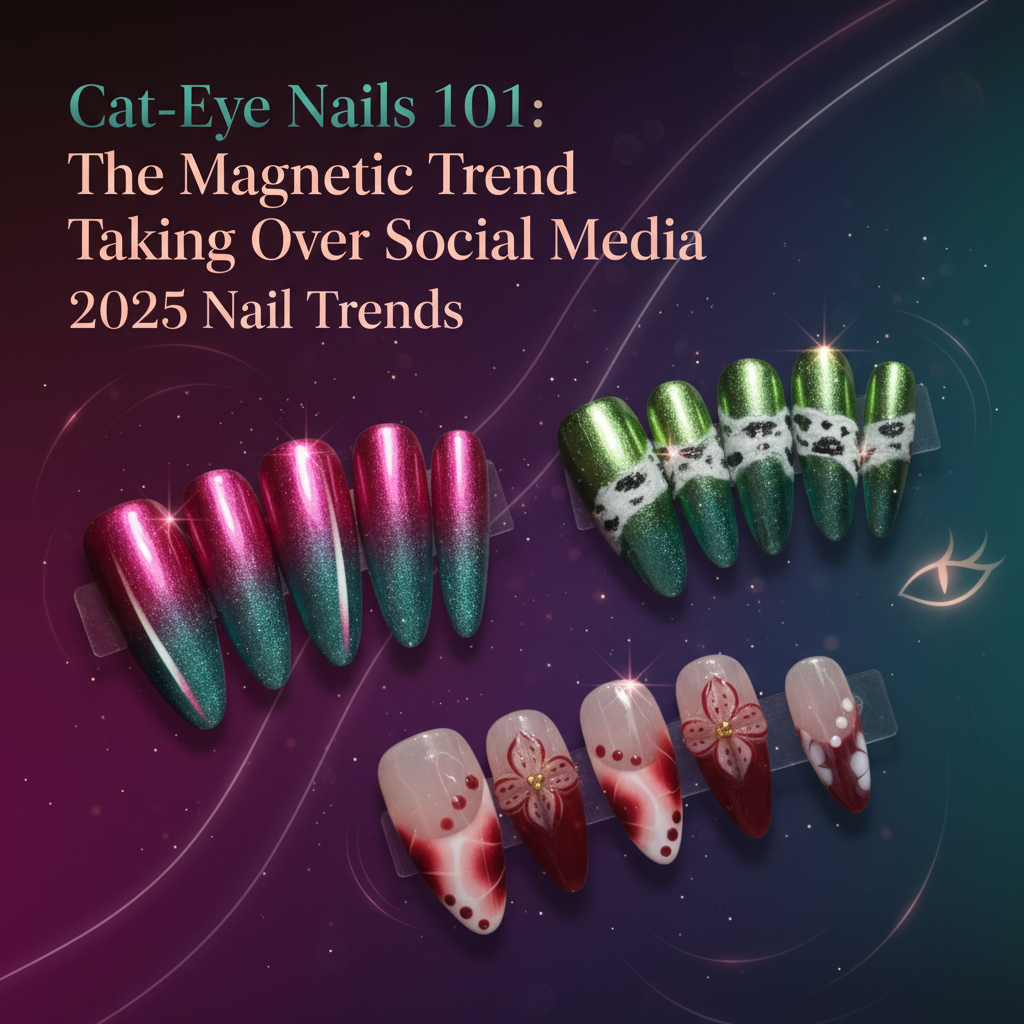 Cat-Eye Nails 101: The Magnetic Trend Taking Over Social Media