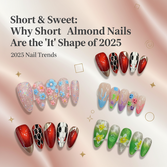Short & Sweet: Why Short Almond Nails Are the "It" Shape of 2025