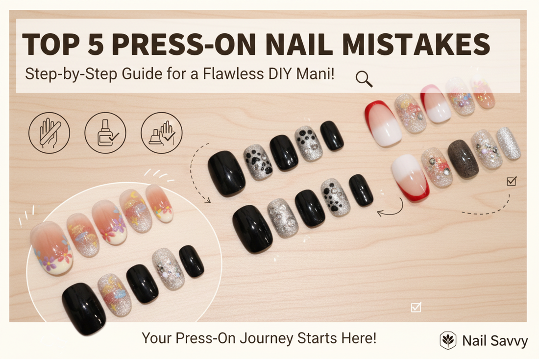 Top 5 Mistakes Beginners Make with Press-On Nails (And How to Avoid Them)