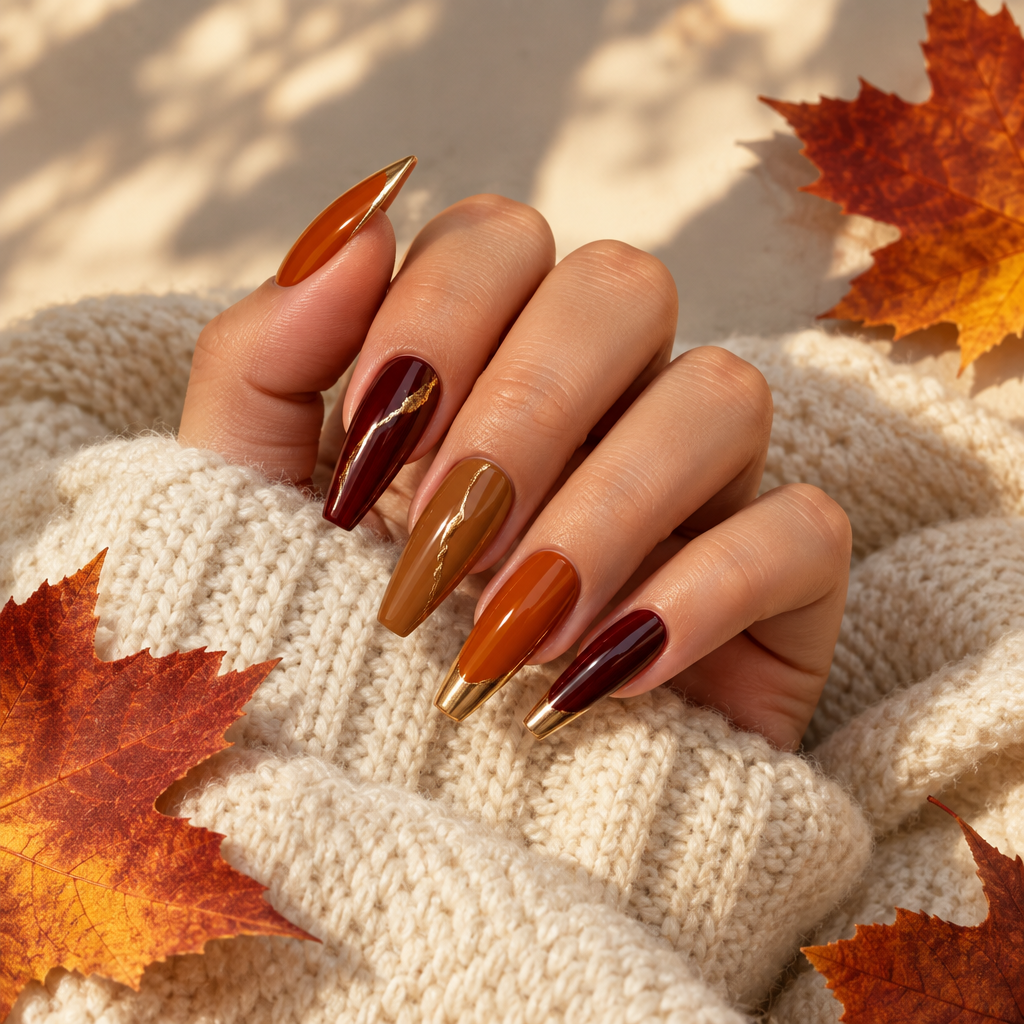 Fall 秋季美甲封面图