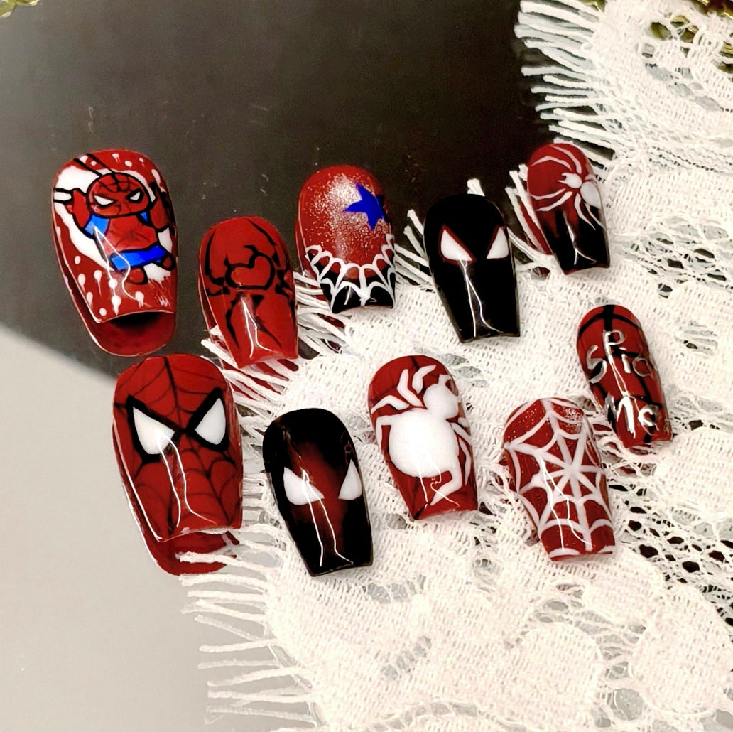 Spider man Press on nails
