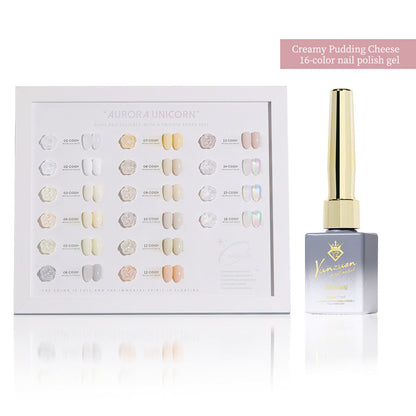16 Colors Milky Nude Gel Polish Set UV LED Soak Off Nail Gel