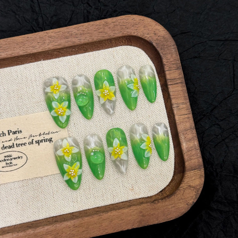 Elegant Almond Press-On Shape
