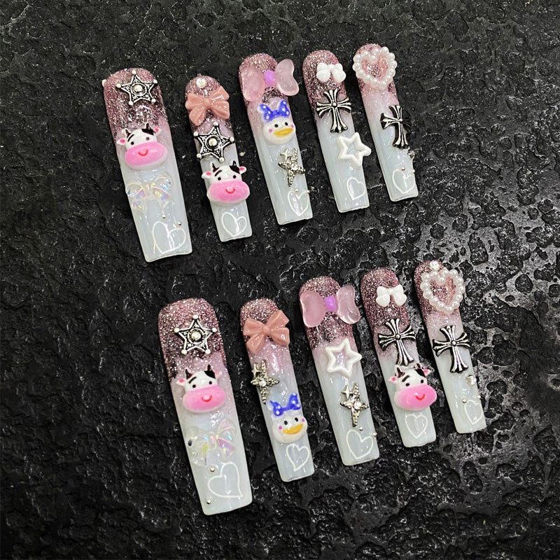 Premium Coffin Press-On Nail Quality