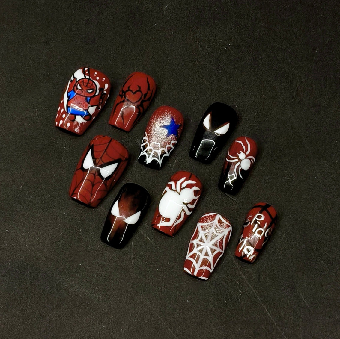 Spider man Press on nails