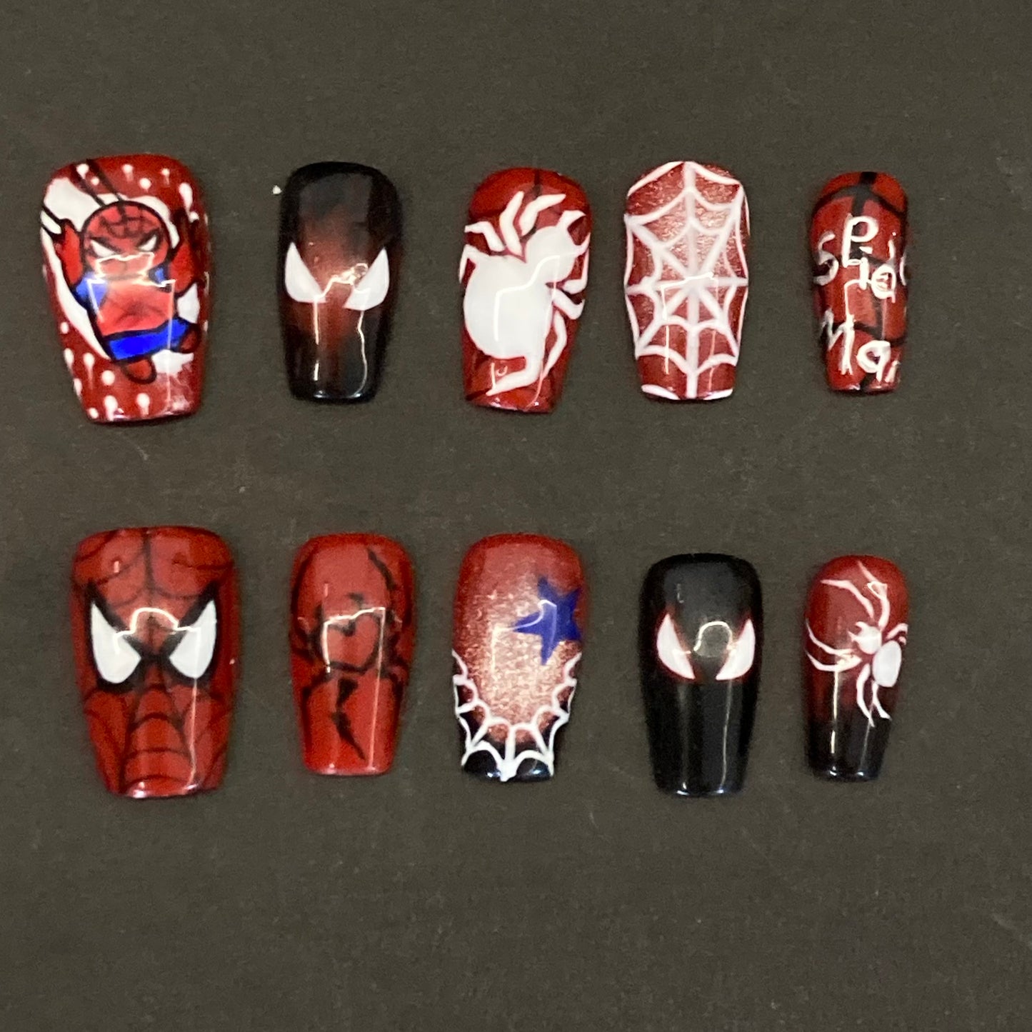Spider man Press on nails