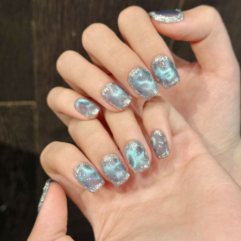  Premium Metallic Frame Embellishments - Sparkling Luxury Nail Accessories