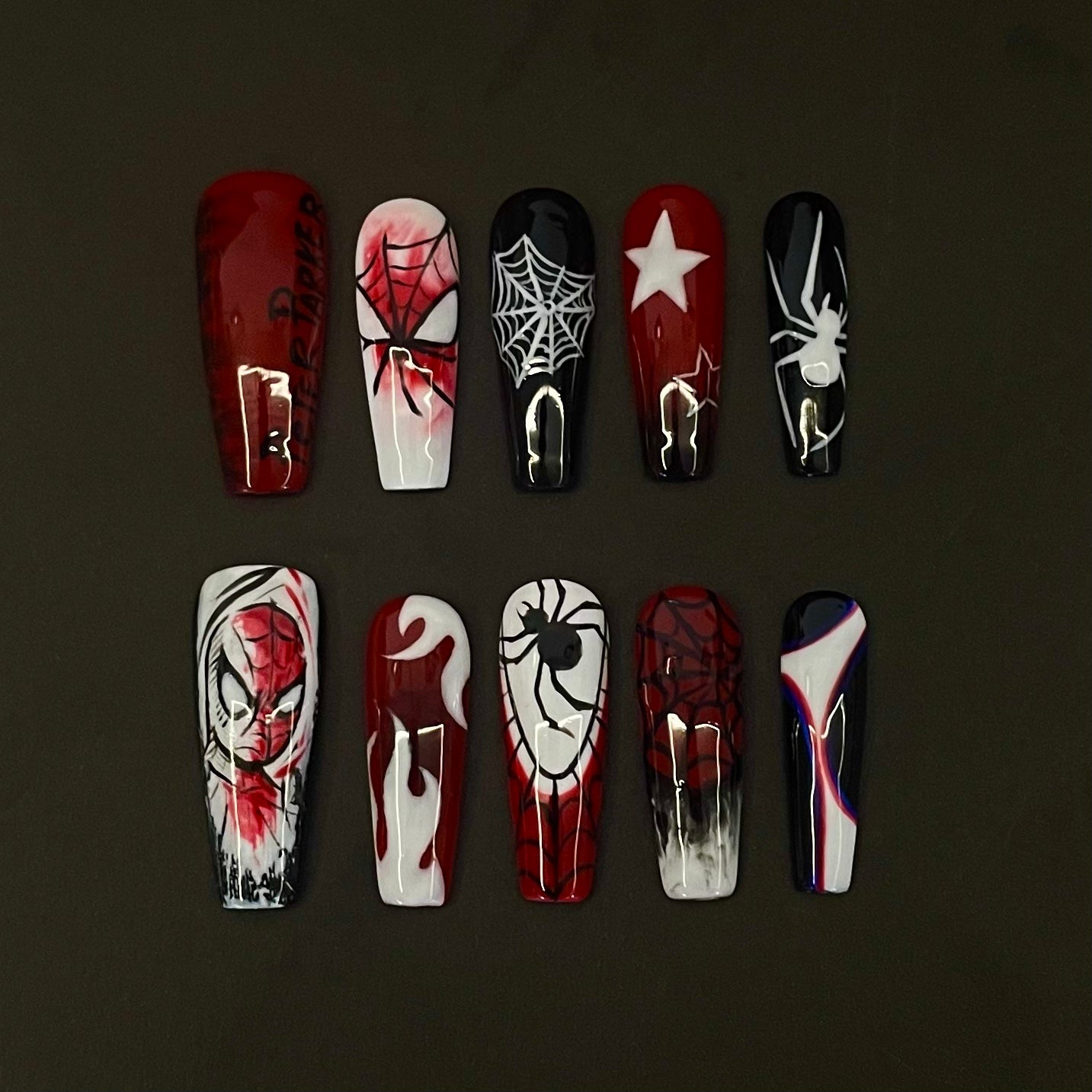 Spider man Press on nails