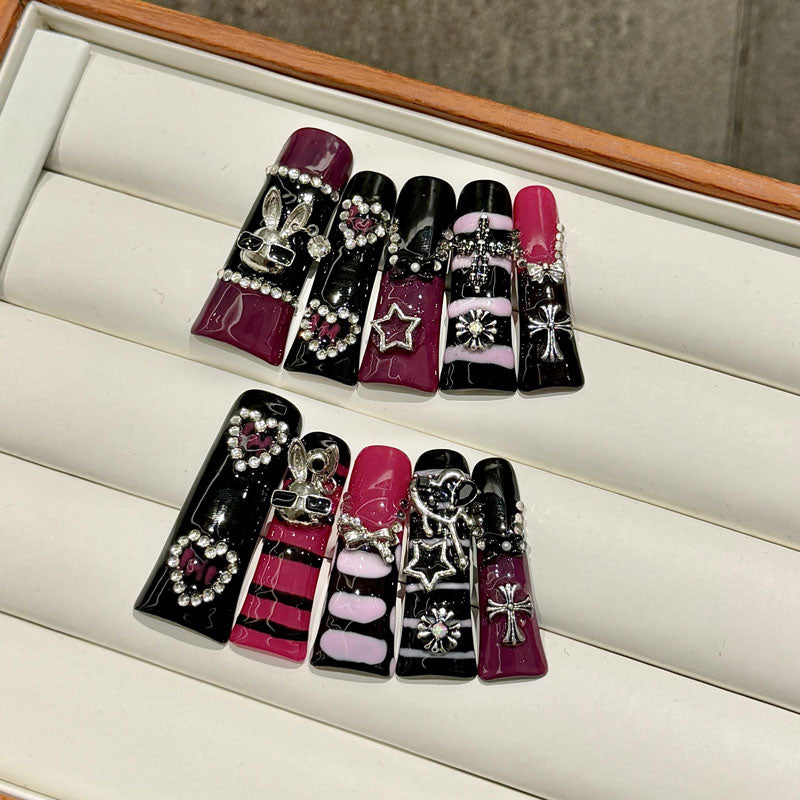 Handmade Pattern Variety - Complete Mixed Design Nail Kit