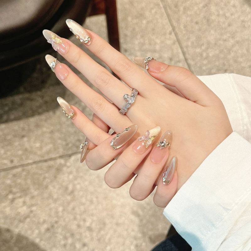 Oval Short Press On Nails for Everyday Elegance