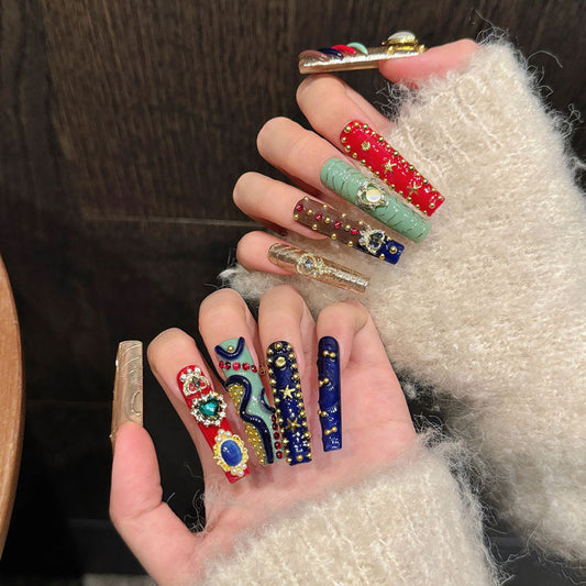  Coffin Shape Ballerina Nails - Elegant Long Nail Silhouette