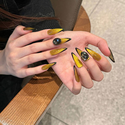  Sharp Stiletto Point Design - Dramatic Fashion Statement Nails