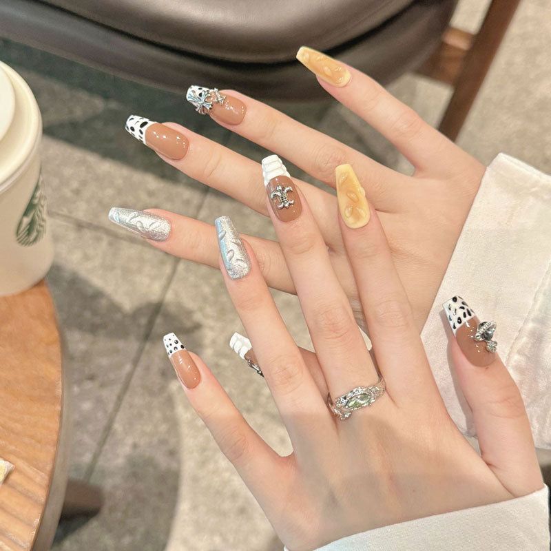 Mixed Pattern Design Collection - Eclectic Multi-Style Nail Art Set