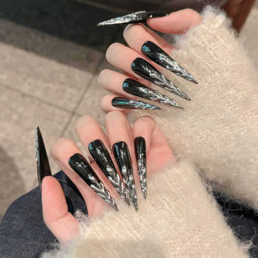 Mirror finish nails