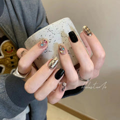 Coffin Medium Press On Nails for Boss Babe Energy