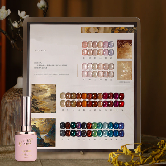 36 Colors Lumina Cat Eye Gel Polish Set UV LED Soak Off