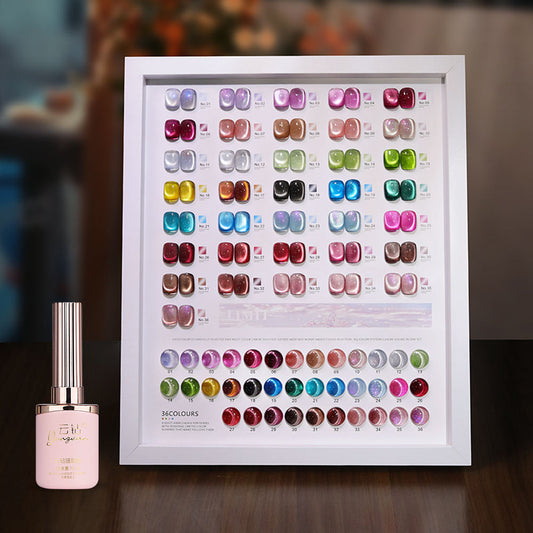 36 Colors Shimmer Cat Eye Gel Polish Magnetic Effect UV Gel Nail Polish