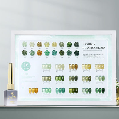 16 Color 15ml Mint Cream Green High Pigment Long Lasting Salon Grade Soak Off UV LED Nail Gel