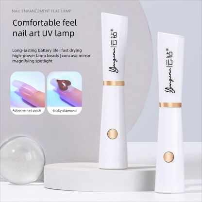 USB Rechargeable Mini 1 Finger UV LED Nail Lamp, Quick Curing Portable Nail Dryer