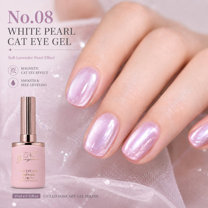36 Colors Pearl Cat Eye Gel Polish Set Magnetic Aurora UV LED Soak Off Nail Gel