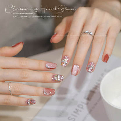 36 Colors Charming Heart Glow Cat Eye Gel Polish Set UV LED Soak