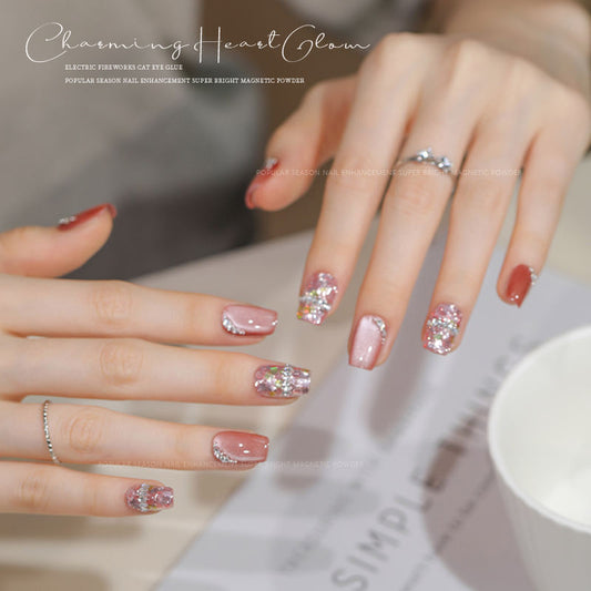 36 Colors Charming Heart Glow Cat Eye Gel Polish Set UV LED Soak