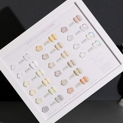 16 Colors Milky Nude Gel Polish Set UV LED Soak Off Nail Gel