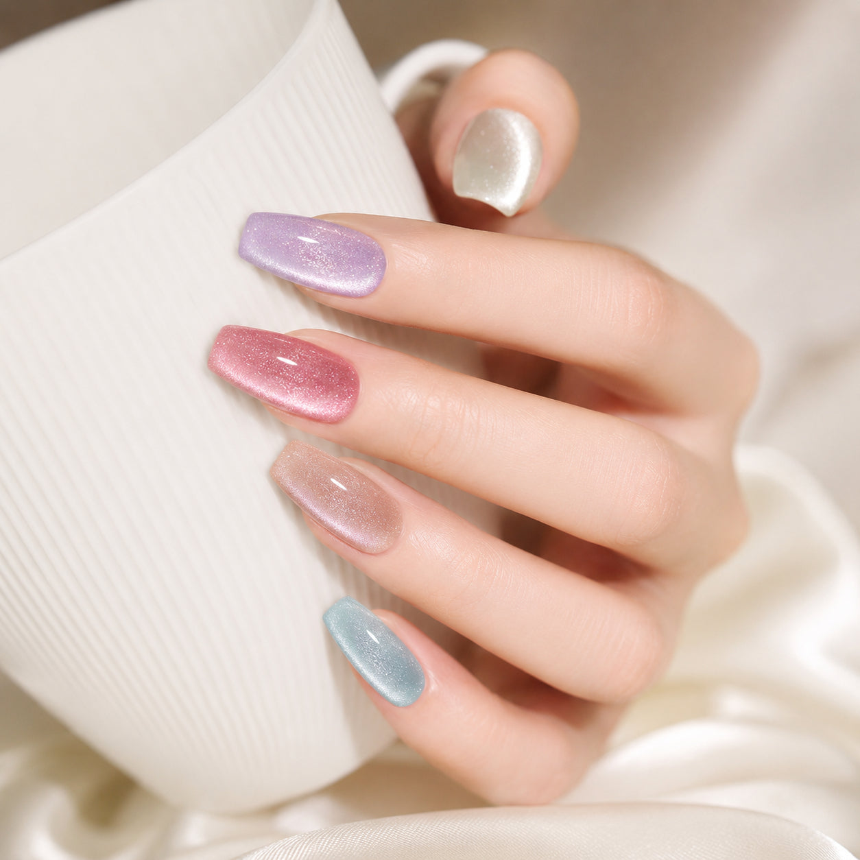 36 Colors Shimmer Cat Eye Gel Polish Magnetic Effect UV Gel Nail Polish