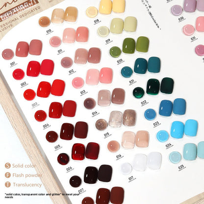 60 Color 15ML Skin Brightening Sparkling UV Nail Gel, Salon Exclusive