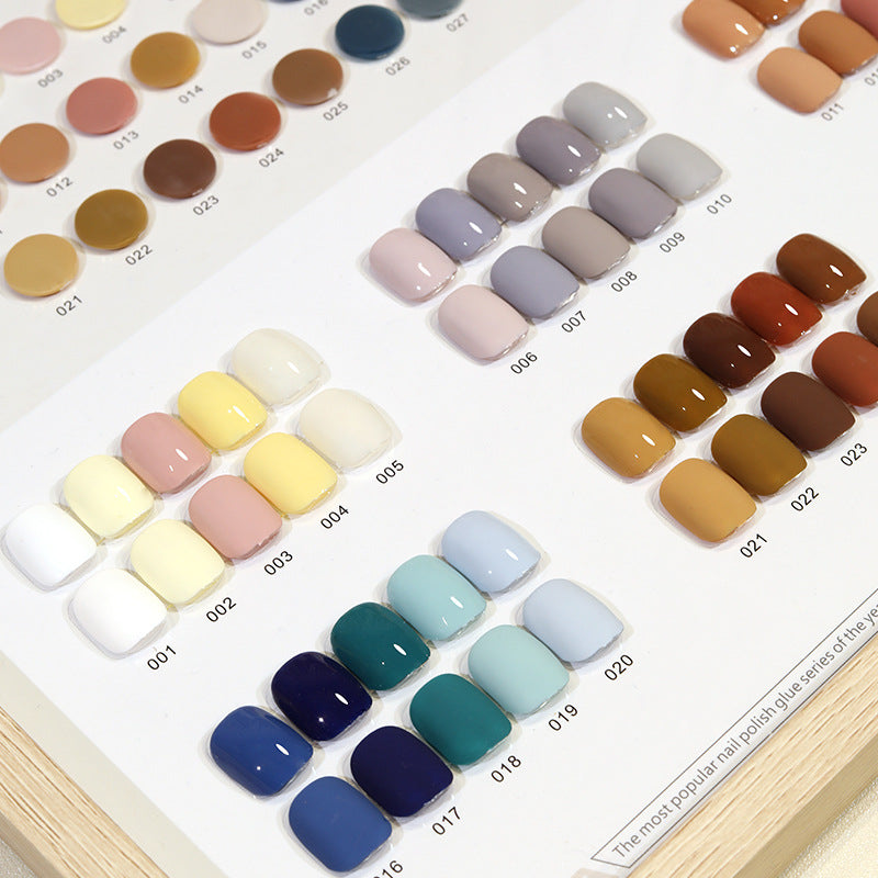 30 Colors  15ML Solid Gel Polish HEMA Free Soak Off UV LED Natural Nail Art Gel
