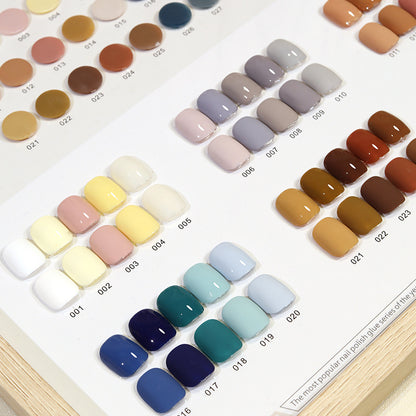 30 Colors  15ML Solid Gel Polish HEMA Free Soak Off UV LED Natural Nail Art Gel