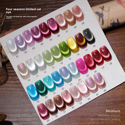 36 Colors Shimmer Cat Eye Gel Polish Magnetic Effect UV Gel Nail Polish