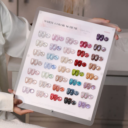 36 Colors Pearl Cat Eye Gel Polish Set Magnetic Aurora UV LED Soak Off Nail Gel