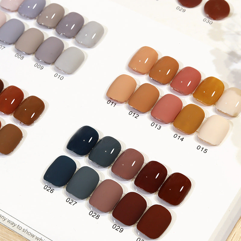 30 Colors  15ML Solid Gel Polish HEMA Free Soak Off UV LED Natural Nail Art Gel