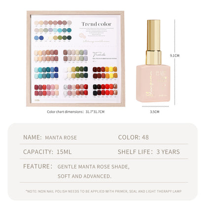 48 Color Whitening Brightening Complexion Shining Flash Bare Color Uv Gel Nail Polish
