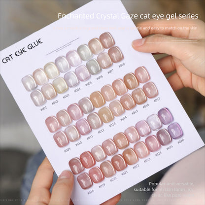 26 Colors 15ml Cloud Diamond Mystery Cat Eye UV Nail Gel, Sparkling Salon Grade Long Lasting