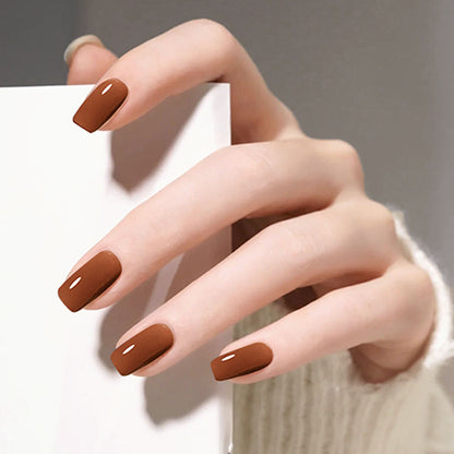 36 Colors Caramel Macchiato Nude Gel Polish Set 15ML Milky Brown UV LED Nail Gel